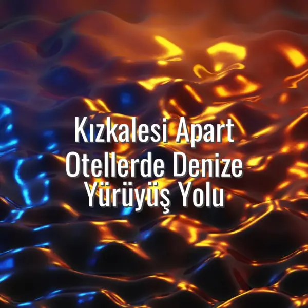 Kızkalesi Apart Otellerde Denize Yürüyüş Yolu - kızkalesi apart denize yürüyüş