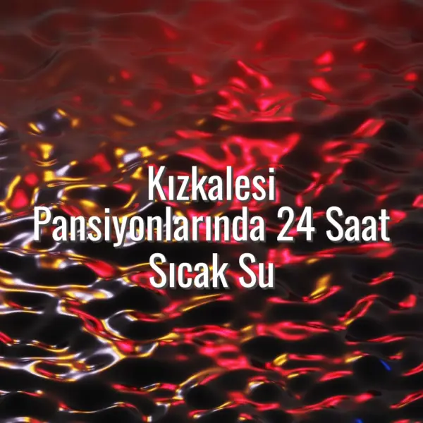 Kızkalesi Pansiyonlarında 24 Saat Sıcak Su - Kızkalesi pansiyonlarında 24 saat sıcak su